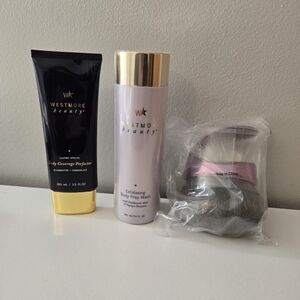 Westmore Beauty Body Coverage Perfector and Exfoliating Prep Wash Set